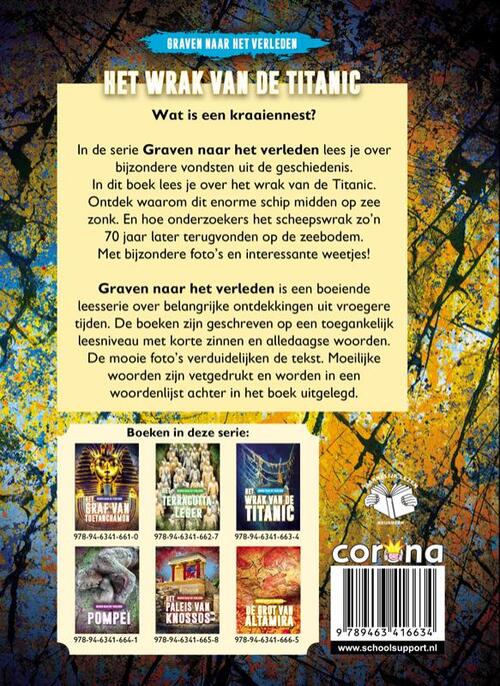 Het wrak van de Titanic Boek 9789463416634 Bruna
