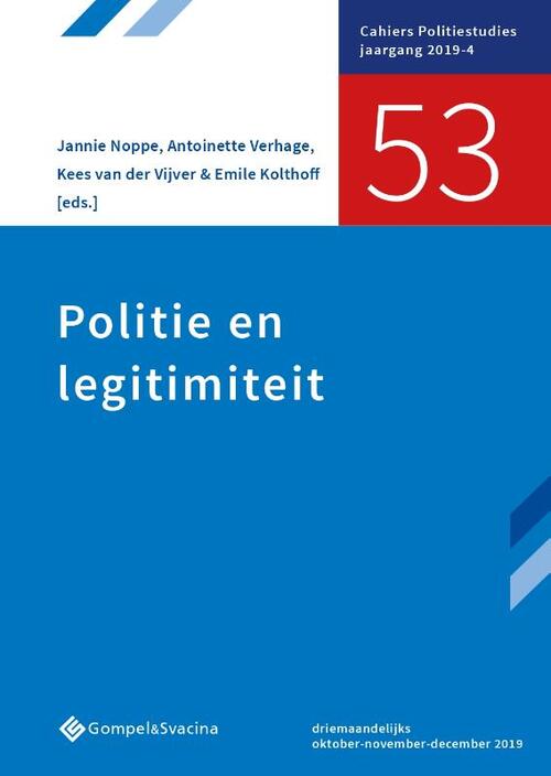 Politie en legitimiteit, Gompel & Svacina Boek 9789463711791 Bruna
