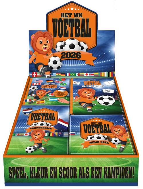 Actie Display WK voetbal 2026 2 x 10 ex. + 2 x 5 ex. -  Imagebooks Factory (ISBN: 9789464089783)