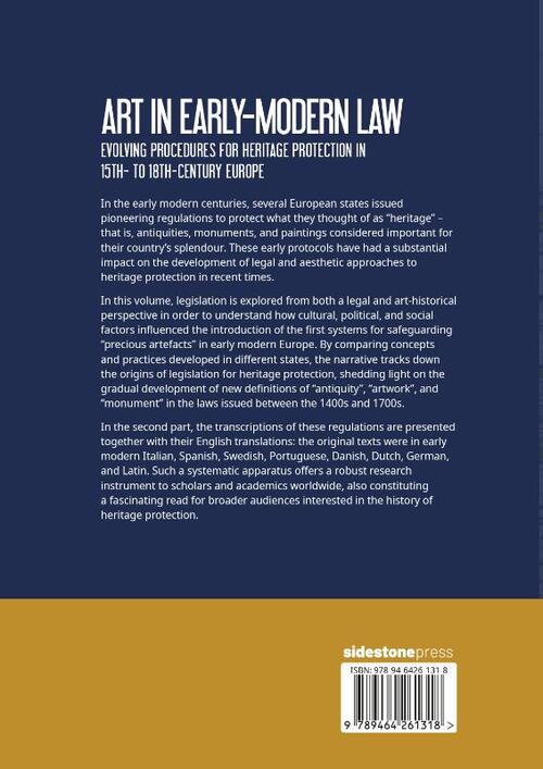 Art in Early-Modern Law
