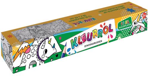 Kleurrol XL - Dinosaurussen -  Interstat (ISBN: 9789464326352)