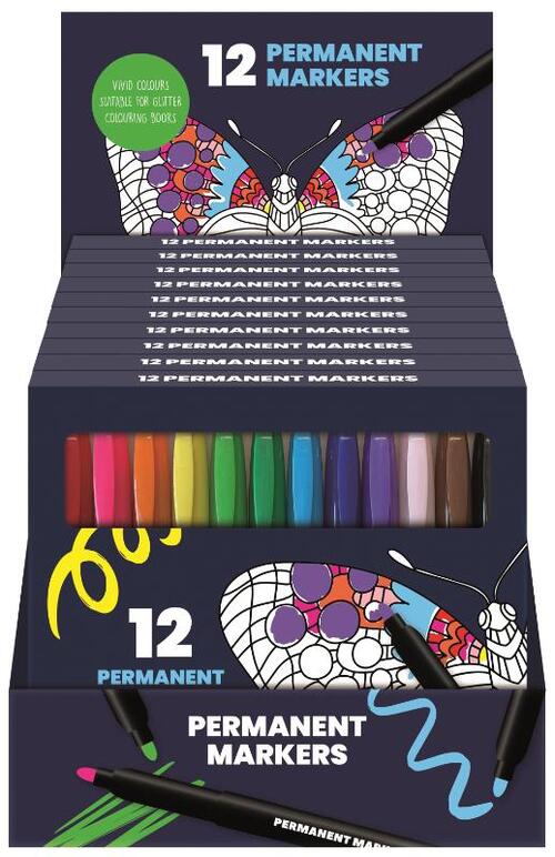 Display permanent markers (10 sets á 12 stiften) Overig