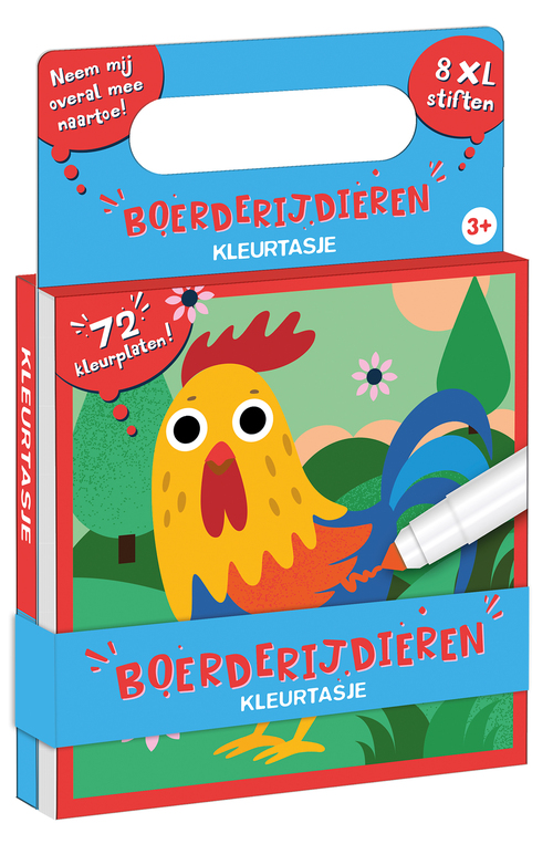 Kleurtasje - Boerderijdieren -  Interstat (ISBN: 9789464327175)