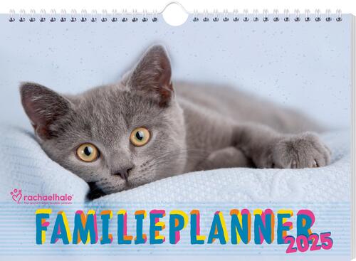 Rachael Hale Katten familieplanner - 2025 | Spiraalgebonden