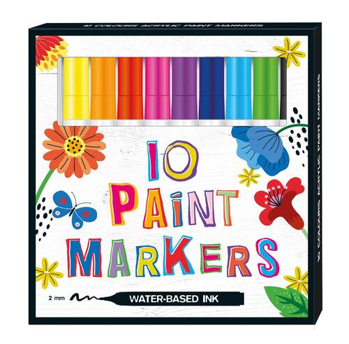 10 Paint Markers Box -   (ISBN: 9789464327687)
