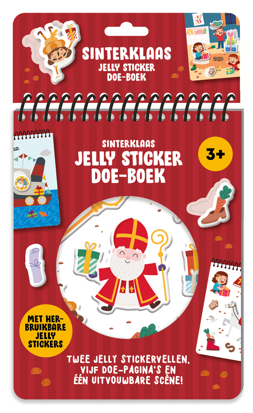 Sinterklaas Jelly stickerboek doeboek -  Interstat (ISBN: 9789464328097)