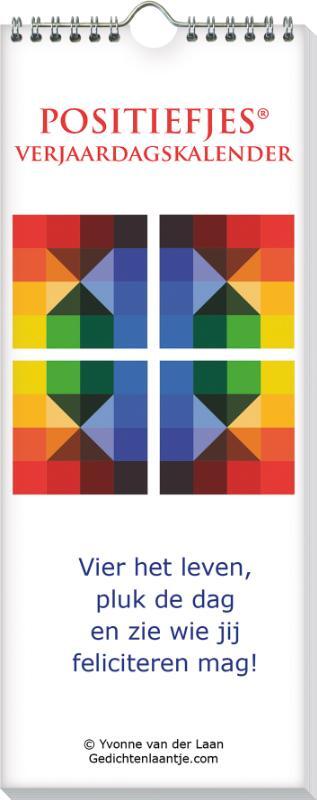 Verjaardagskalender - Positiefjes -  Yvonne van der Laan (ISBN: 9789464329131)