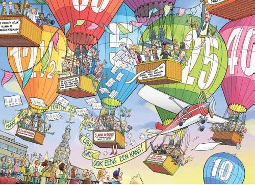 Ren&Atilde;&copy; Leisink Party Puzzle - Jubileum -   (ISBN: 9789464860917)