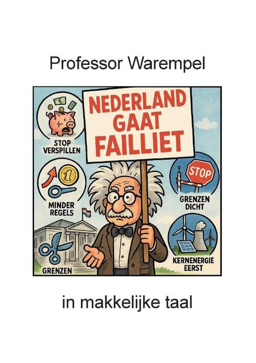 Nederland gaat failliet -  Professor Warempel (ISBN: 9789465119014)