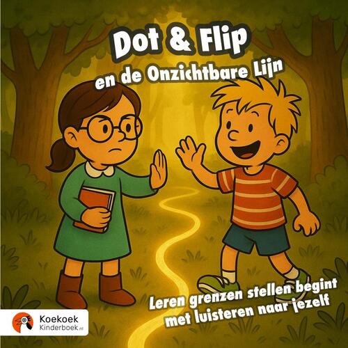 Dot & Flip en de Onzichtbare Lijn -  Koekoek Kinderboek (ISBN: 9789465209500)