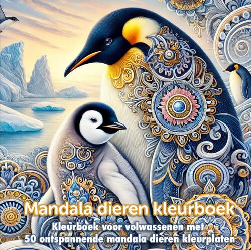 Mandala dieren kleurboek (hardcover) -  Koekoek Kinderboek (ISBN: 9789465381237)
