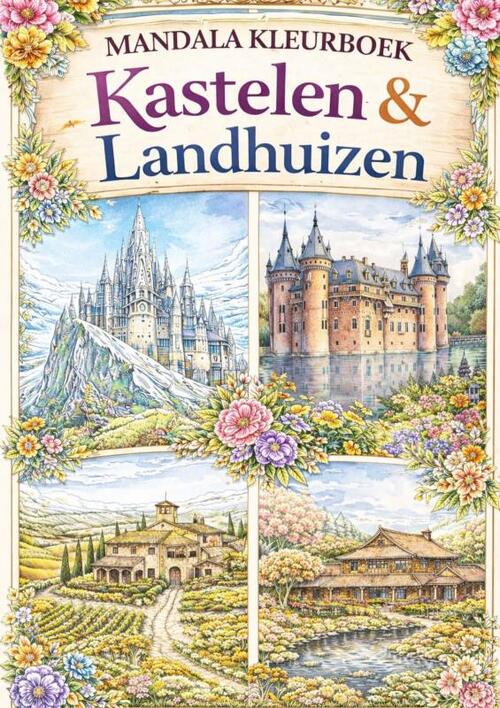 Mandala kleurboek, Kastelen & Landhuizen -  H. Mourits (ISBN: 9789465383026)