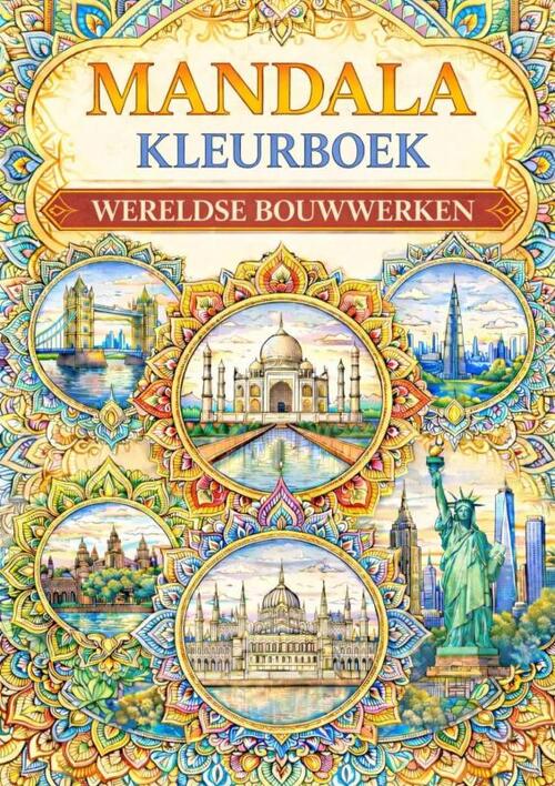 Mandala kleurboek, Wereldse bouwwerken -  H. Mourits (ISBN: 9789465383668)