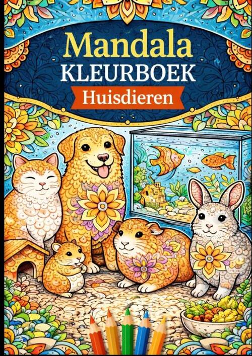 Mandala Kleuboek, huisdieren. -  H. Mourits (ISBN: 9789465385341)