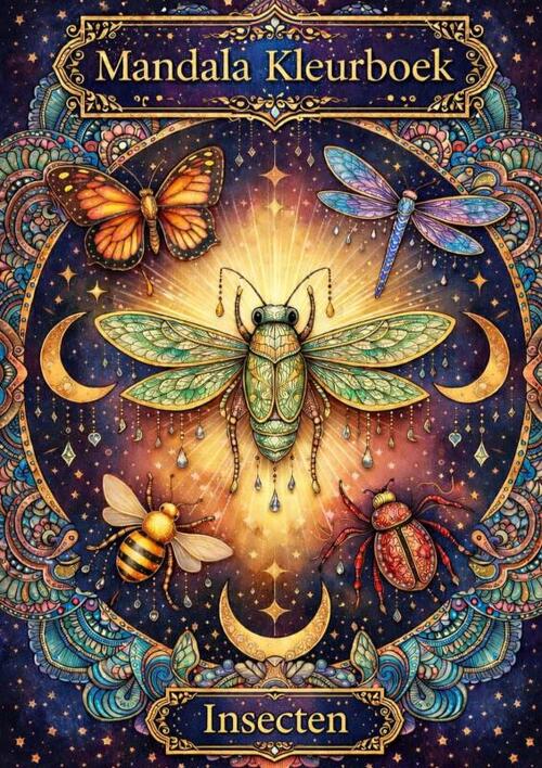 Mandala kleurboek, Insecten. -  H. Mourits (ISBN: 9789465385426)