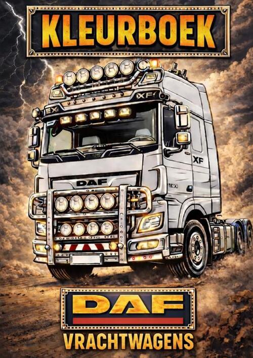 Kleurboek, DAF Vrachtwagens. -  H. Mourits (ISBN: 9789465385433)