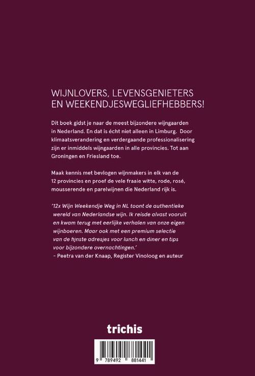12x Wijn Weekendje Weg in NL, der Knaap | | Boek - bruna.nl