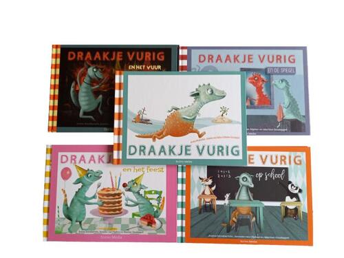 Draakje Vurig set 5 delen -  Janneke van Olphen, Josina Intrabartolo (ISBN: 9789493337299)