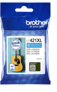 Inktcartridge Brother LC-421XL Blauw