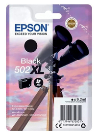 Inktcartridge Epson 502XL T02W1 Zwart HC