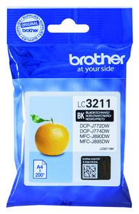 Inktcartridge Brother LC-3211 Zwart