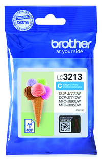 Inktcartridge Brother LC-3213 Blauw HC
