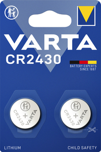 Batterij Varta Knoopcel CR2430 Lithium Blister À 2Stuk