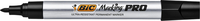 Viltstift Bic Pro 1MM Permanent Zwart
