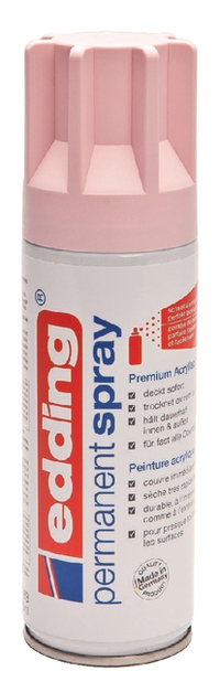 Verfspuitbus Edding 5200 Permanent Spray Mat Pastelroze