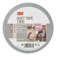 Plakband 3M 1900 Duct Tape 50MMX50M Zilver