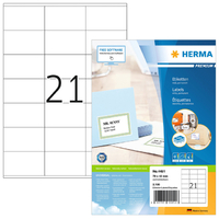 Etiket Herma 4451 70X42MM Premium Wit 2100Stuks