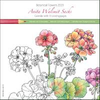 Botanical Flowers, Anita Walsmit Sachs maandkalender 2023