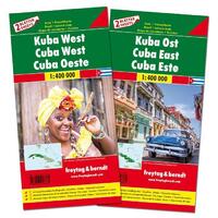 F&B Cuba West en Oost, set 2 kaarten
