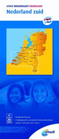 ANWB Wegenkaart - Nederland Zuid