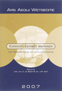 Constitutionele bronnen van Nederlandse rechtsgeschiedenis