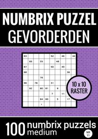 Puzzelboek met 100 Numbrix Puzzels voor Gevorderden - NR.11 - Numbrix Puzzel Medium
