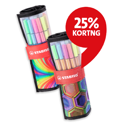Stabilo viltstiften en fineliners