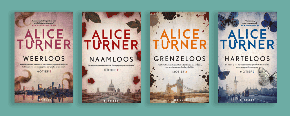 Alice Turner boeken volgorde