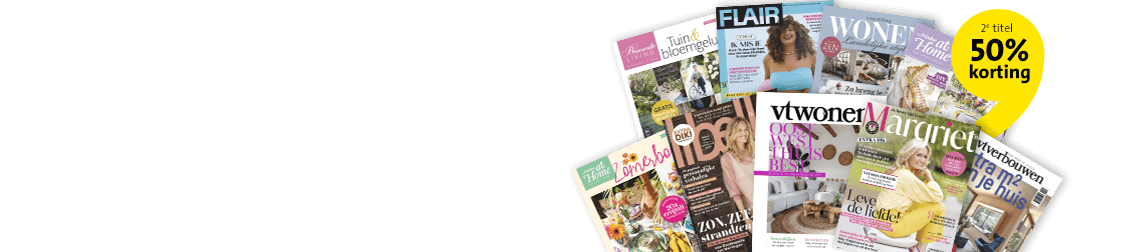  Tweede woontijdschrift voor de halve prijs