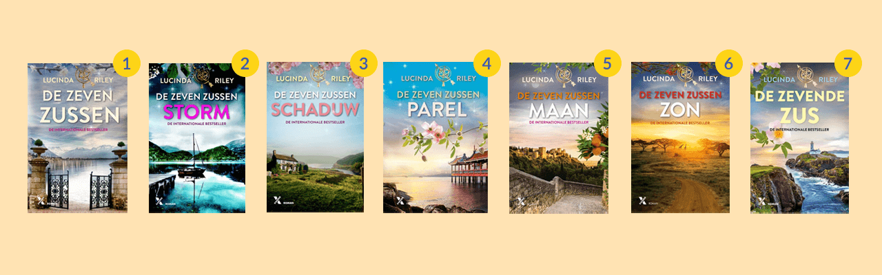 Volgorde de zeven zussen